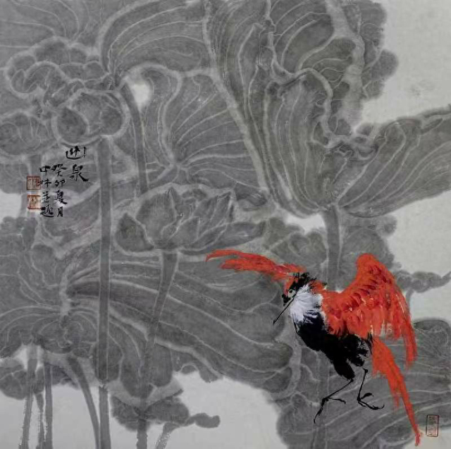 以石题材闻名南通通州籍画家陈中林中国画展在京展出