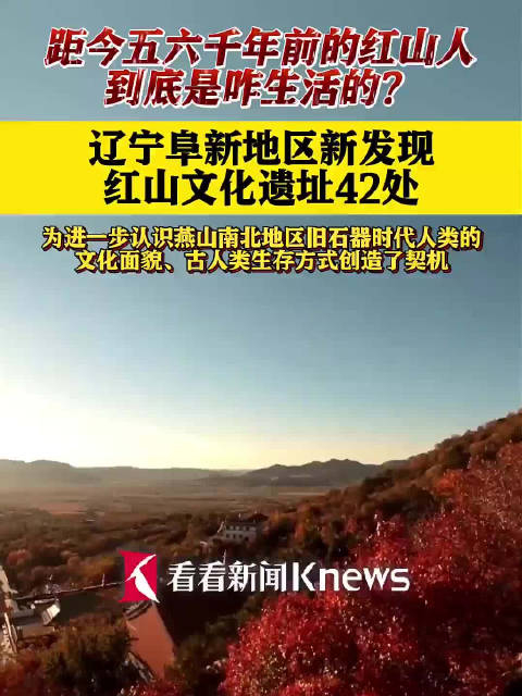 辽宁阜新地区新发现红山文化遗址42处