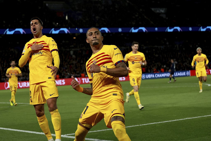 拉菲尼亚表现远胜姆巴佩。