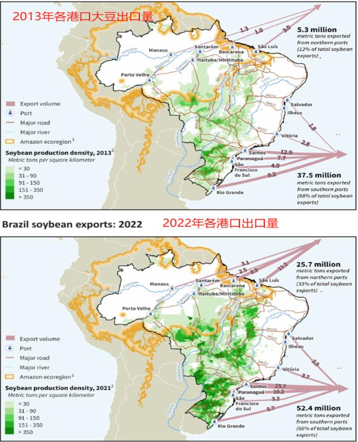 巴西大豆产区图片