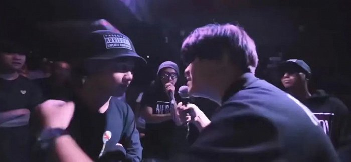 rapper之间的battle（图源：b站）