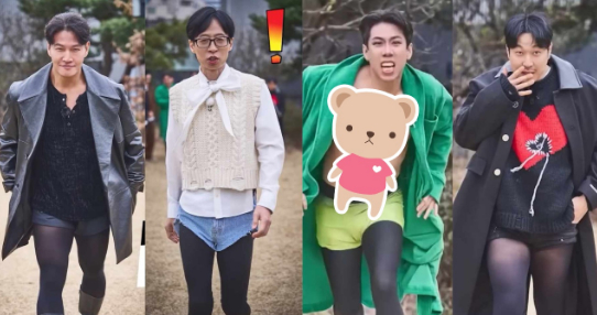 runningman新海报刘在锡金钟国haha与梁世灿下身失踪超爆笑