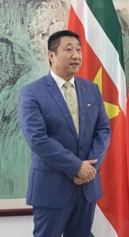 直通使领馆 | 中国驻苏里南大使韩镜:"此访是两国关系史上的又一个