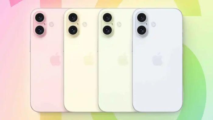 7英寸大屏iphone 16 plus将有以下几种颜色,分别是白,黑,蓝,绿,粉,紫