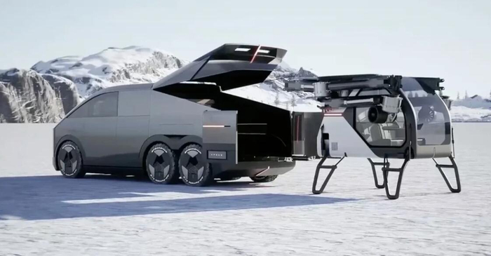 以电动车知名的小鹏计划推出eVTOL飞行器与配套的运载车
