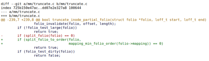 由google,oppo,arm,华为等大厂程序员贡献的linux large folios大页在
