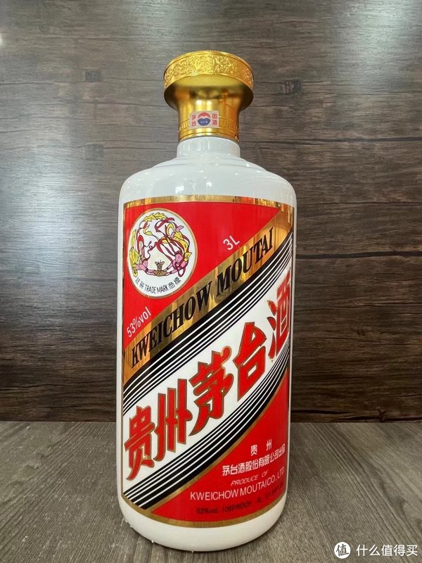 搞一瓶茅台飞天酱香型白酒53度3l礼盒装摆柜嘿嘿