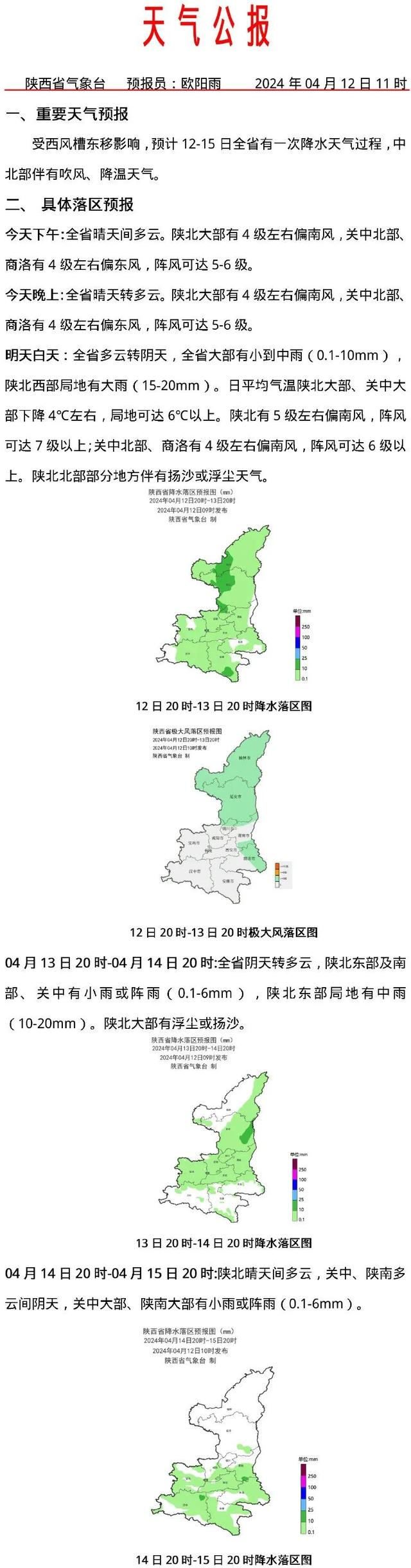 渭南今日发布降水,阵风重要天气报告!|渭南市|降水|阵风_新浪新闻