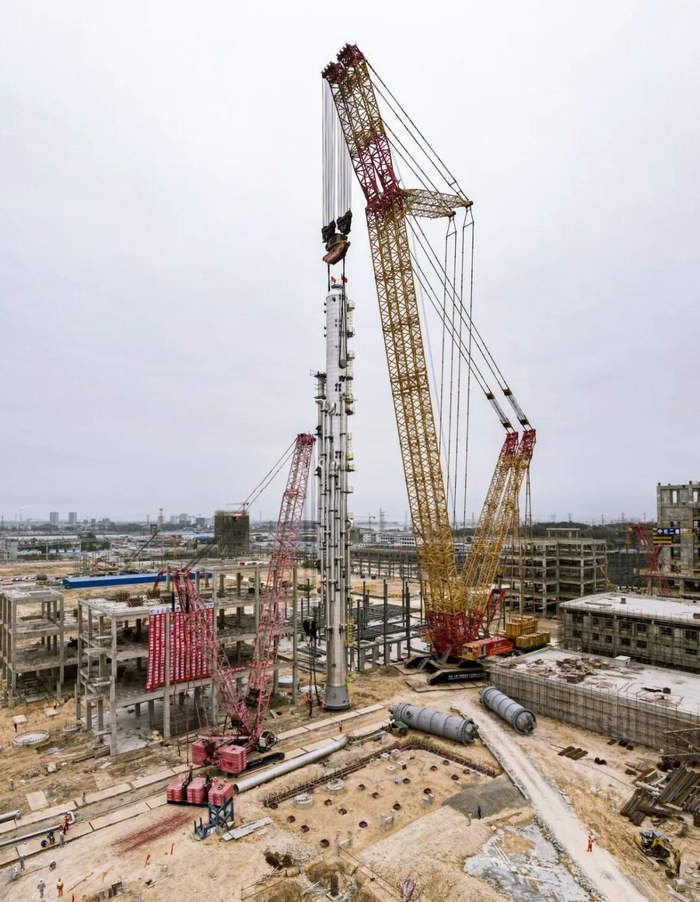 广西恒逸全厂最重设备首吊成功|恒逸|洗涤塔|设备_新浪新闻