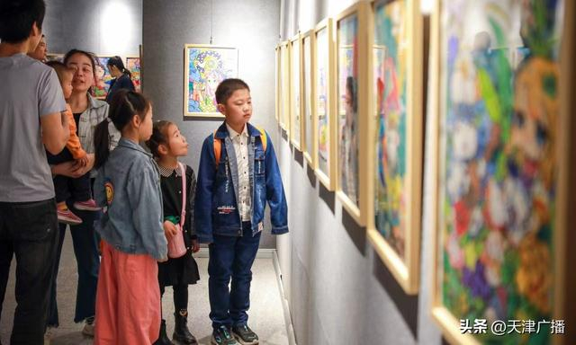 绘梦中华天津市青少年美术作品展开幕