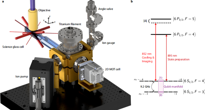 图丨实验系统示意图（来源：arXiv）