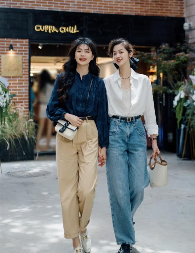 被10套衬衫配牛仔裤惊艳7种核心点穿搭秘诀解析照穿也美