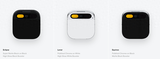 从外型到色调，Ai Pin都很有“苹果味”。来源：Humane官网