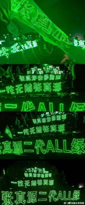 张真源贺峻霖线下应援灯牌排面好足