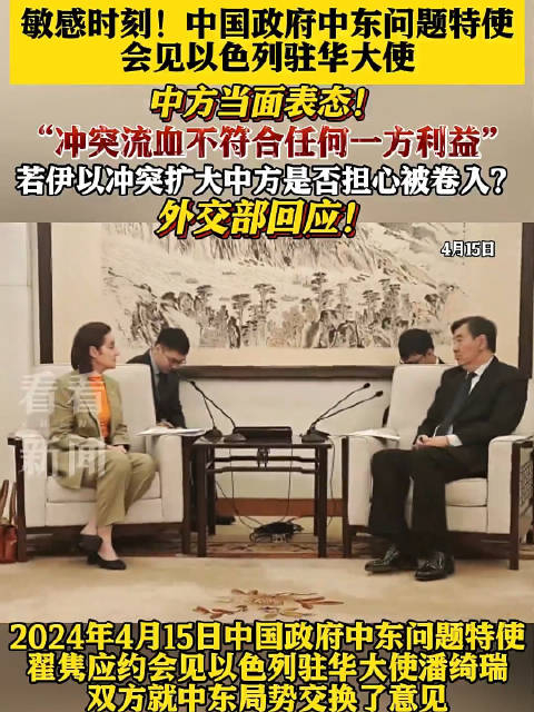 中国政府中东问题特使会见以色列驻华大使_手机新浪网