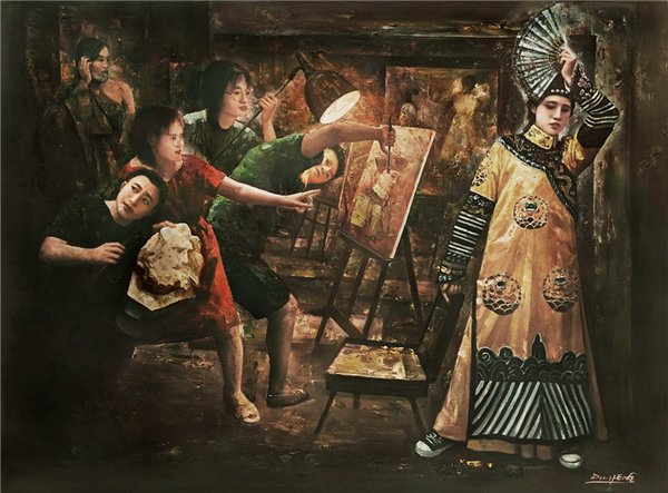 邸立丰教授艺术探索之路|立丰|油画|油画展_新浪新闻