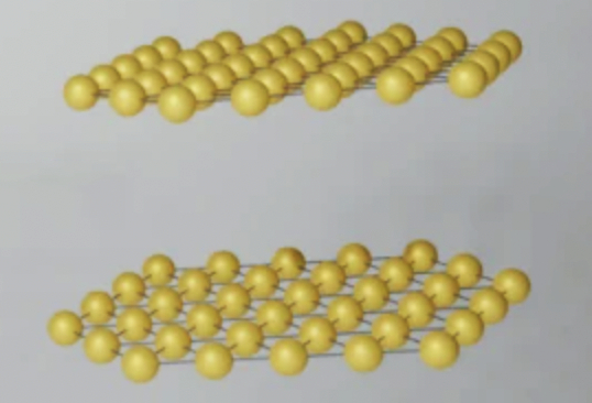 首次制造出只有单个原子厚的金