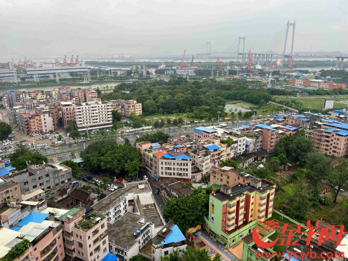 广州市黄埔区城中村改造项目众多。羊城晚报记者 徐炜伦 摄