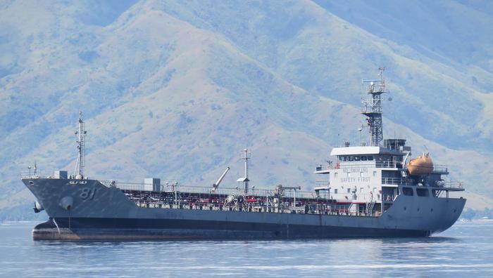 资料图：菲律宾海军补给舰“卡里拉亚湖”号