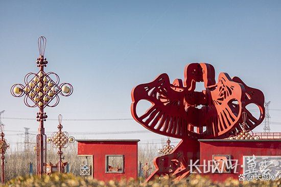 第什里风筝小镇。长城网·冀云客户端记者 张航 摄