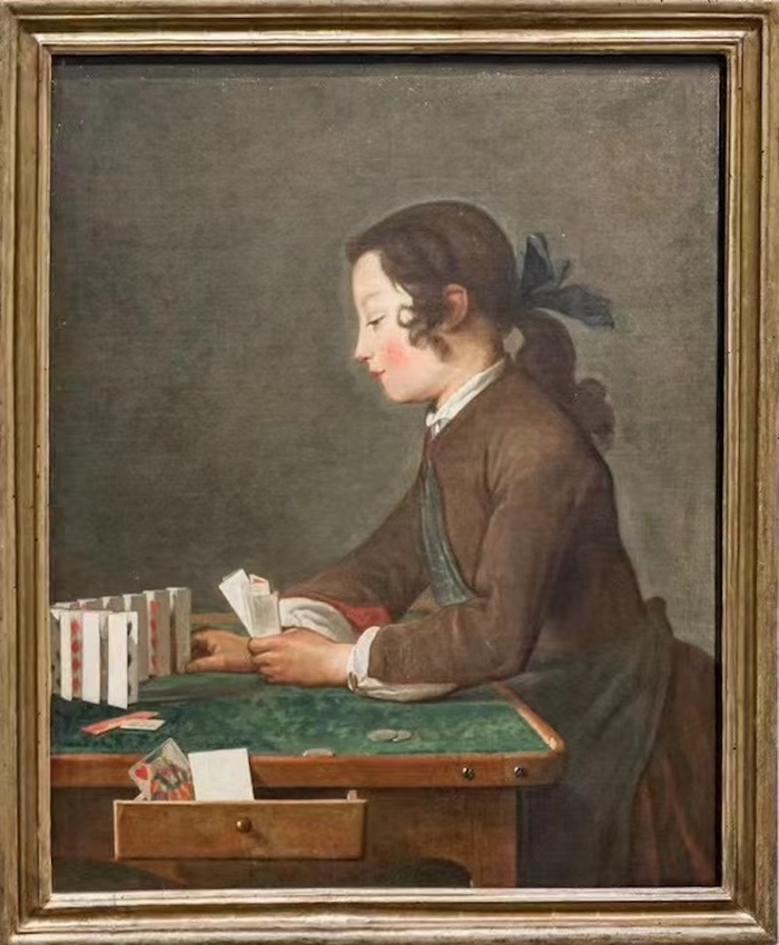 让-巴蒂斯特·西梅翁·夏尔丹《搭纸牌屋的男孩》