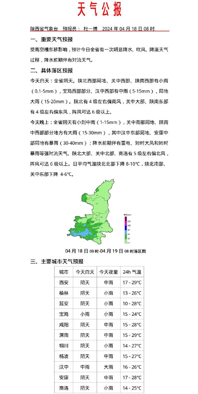 延安,铜川,宝鸡,咸阳,杨凌,西安,渭南多云转阴天,商洛,汉中,安康阴天