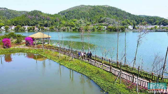 丙村镇工作队积极打造石窟河沿线精品旅游线路.