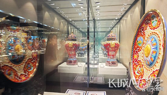 香河县景泰蓝珐琅制品厂。长城网·冀云客户端通讯员 刘向 摄