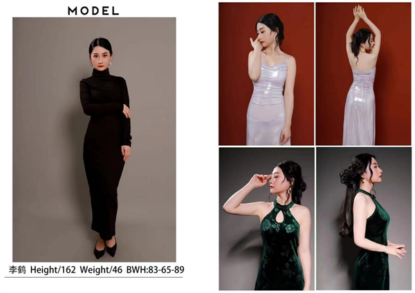 艺名李鹤 模特个人简介