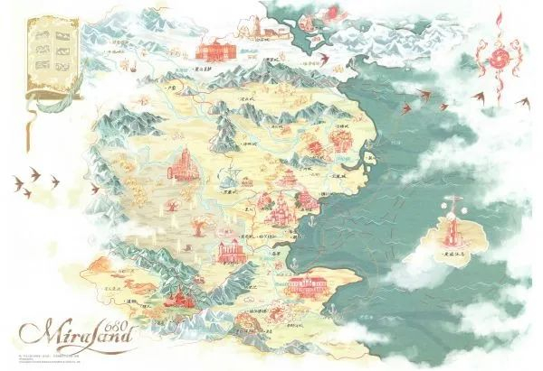 《奇迹暖暖》中的地图