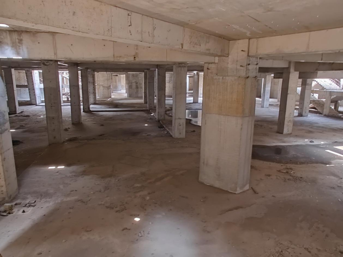 世茂五里河商业广场的地下工程已经完工。王迎超/摄