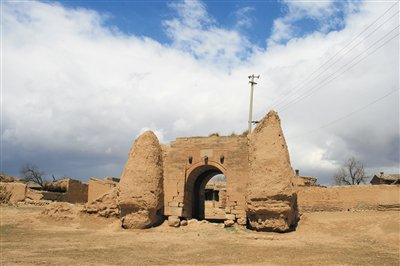 河北蔚县西合营司家洼堡门.