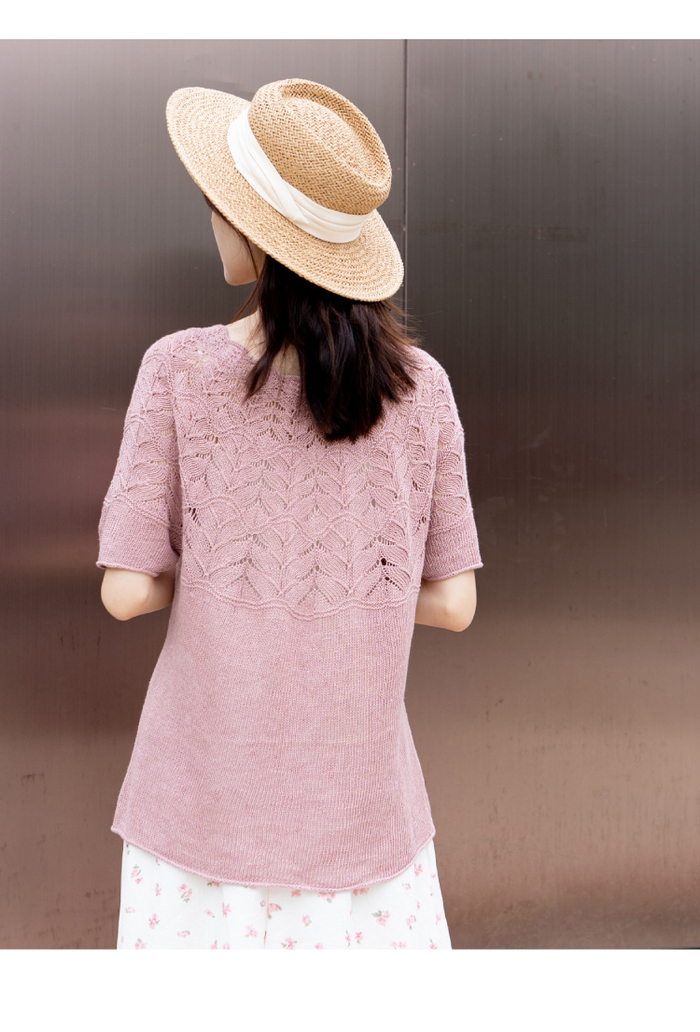 tk=eglpwrnmj8l cz0001 「编织人生团织241怡然 亚麻短袖材料包 手工