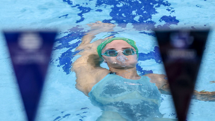 麦基翁希望在巴黎卫冕仰泳100米和200米冠军。