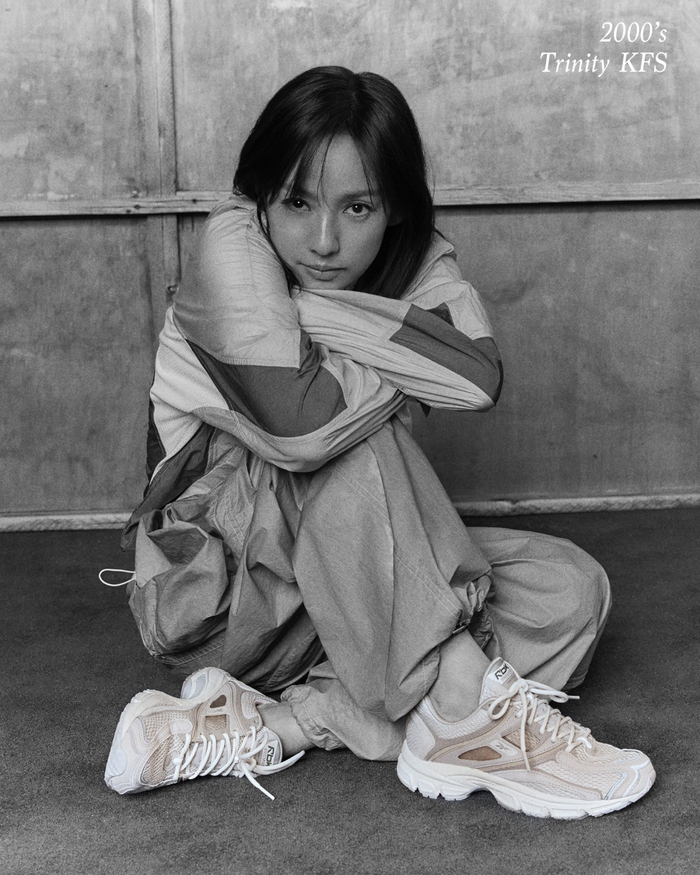 李孝利演绎 reebok 复古大片!