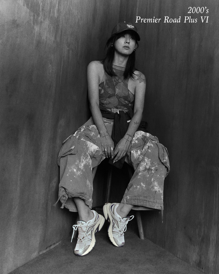 李孝利演绎 reebok 复古大片!