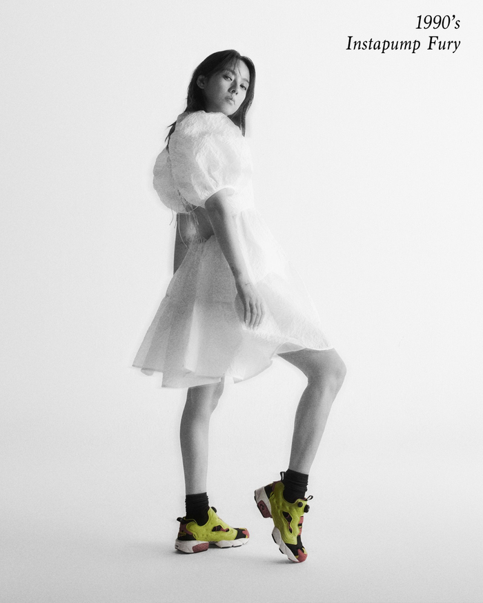 李孝利演绎 reebok 复古大片!