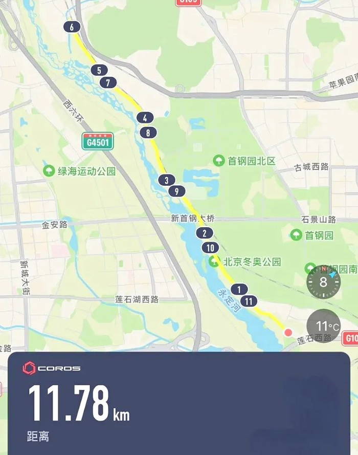 跑步路线图源:"北京冬奥公园"微信公众号,北京日报客户端此外,还有