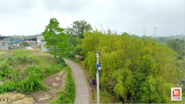 沿滩区:电力助农 现代农业园区产业基地实现灌溉自动化