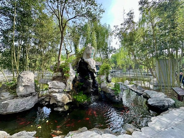 图说:洗砚池 临沂供图(下同)墨色——砚池怀古,览书圣翰墨风华临沂市