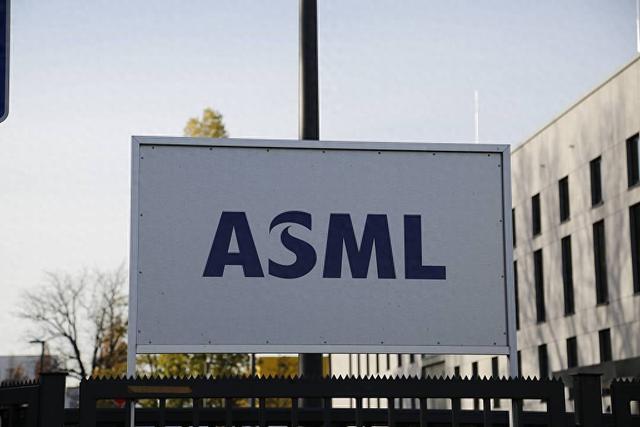 阿斯麥（ASML）標牌 資料圖（視覺中國）