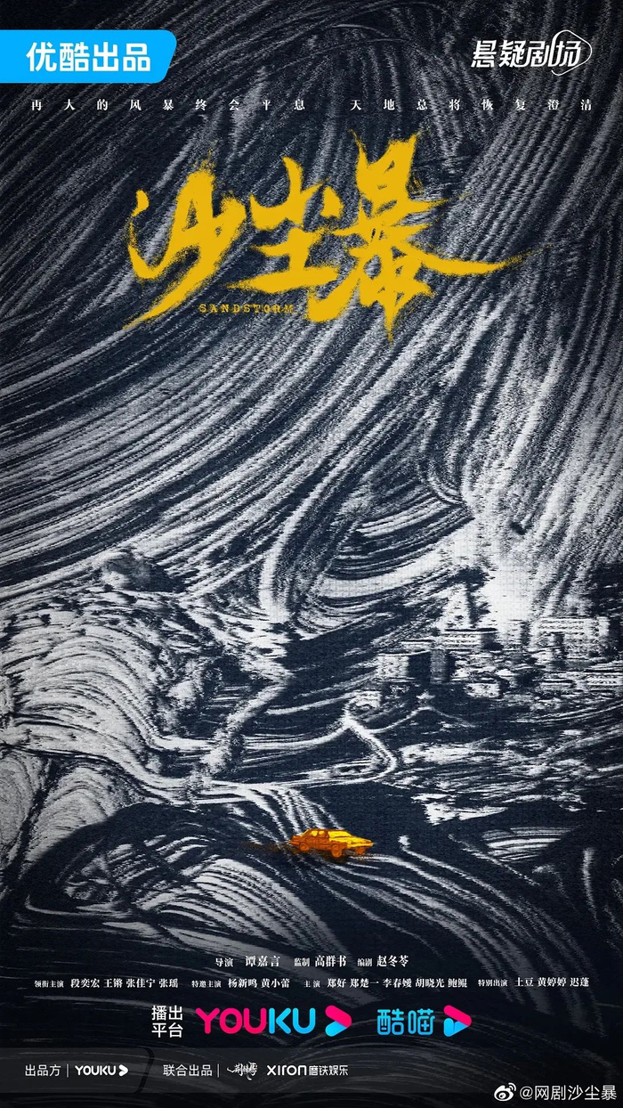 《沙尘暴》,无群,王锵,张佳宁主演,高群书监制,谭嘉言(冷案)执导