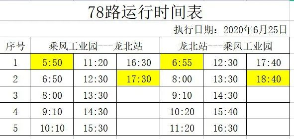 请查收!油城公交线路运行时间表