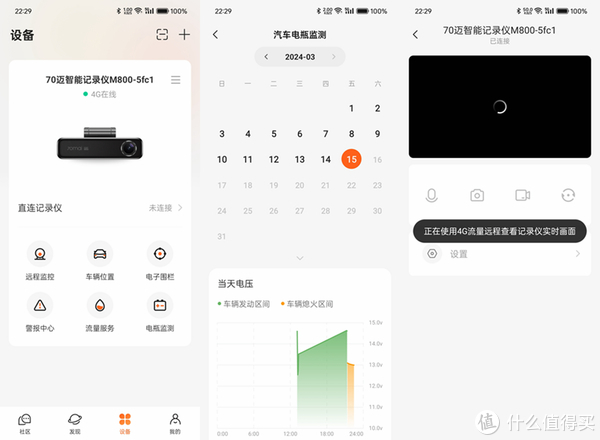 4g4k全能旗舰,爱车状态全掌握——70迈智能行车记录仪m800