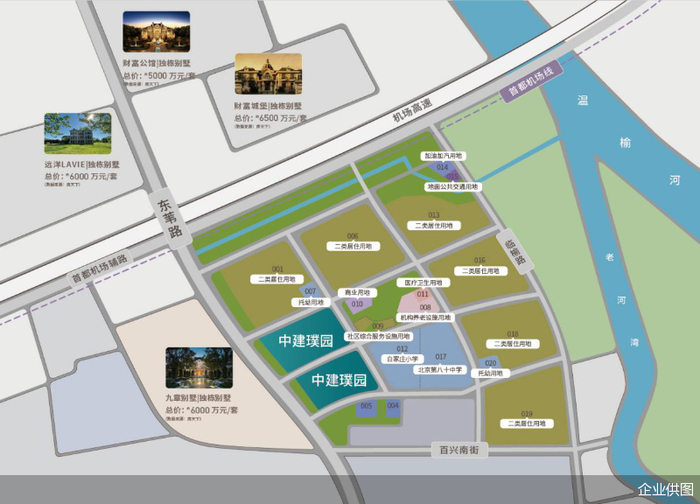 图为区域控规示意图