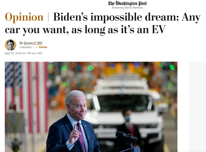 原来,尽管拜登也在支持美国新能源汽车的发展,还曾亲自试驾美国生产