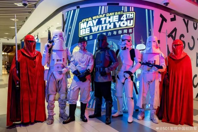 世界上最专业的星球大战帝国军道具扮装组织，图片来自501军团中国驻防军过往活动