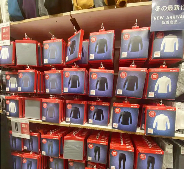 图 | 优衣库的秋衣裤系列，确实是其多年爆款