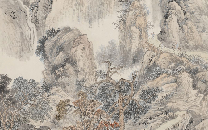 清 陆恢《蜀道难图》