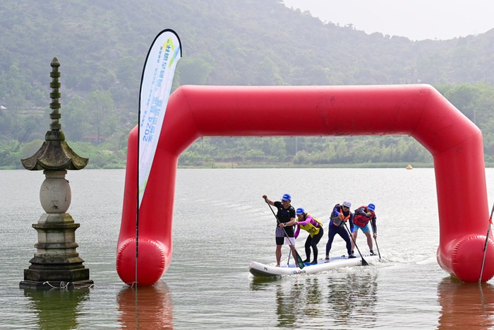 2024宁波慈溪"鸣鹤古镇杯"桨板邀请赛开赛